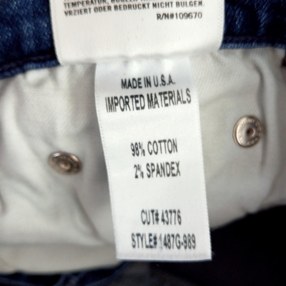 Citizens of Humanity Jeans Womens 30 Rocket Crop High Rise Skinny Sculpt USA - Picture 11 of 12